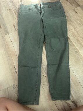 Maurices Olive Green Straight-Leg Jeans